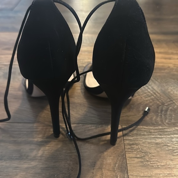 Schultz Suede Sandals * Black * Wrap-Around Straps size 10 - Picture 7 of 9